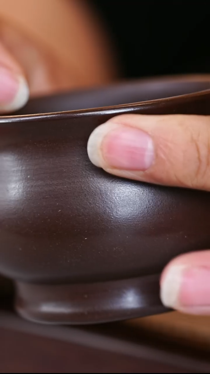 茶杯紫砂宜兴紫砂主人杯微瑕放漏