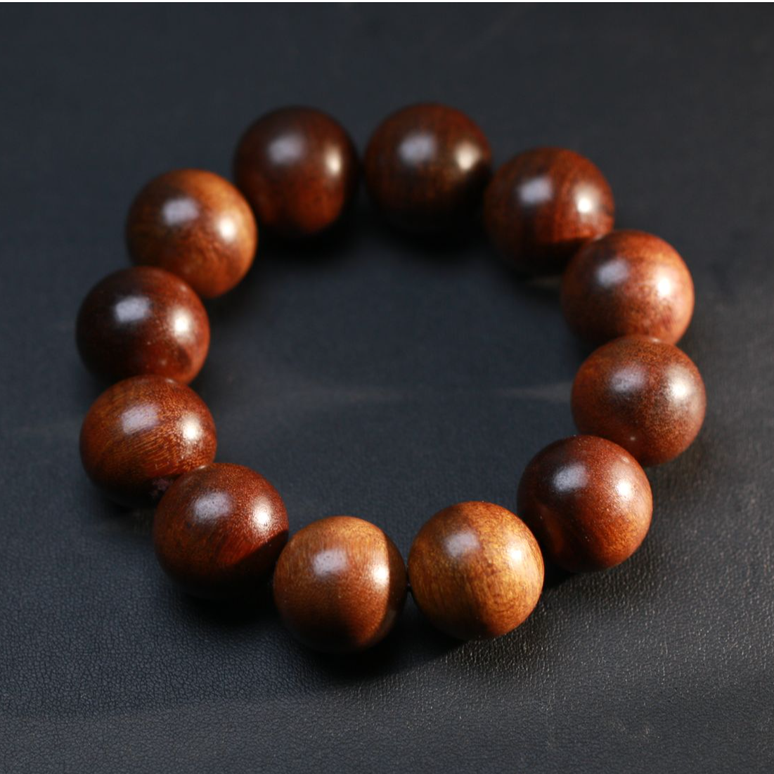 【曹总文玩】20MM文玩沉香木串手串R121