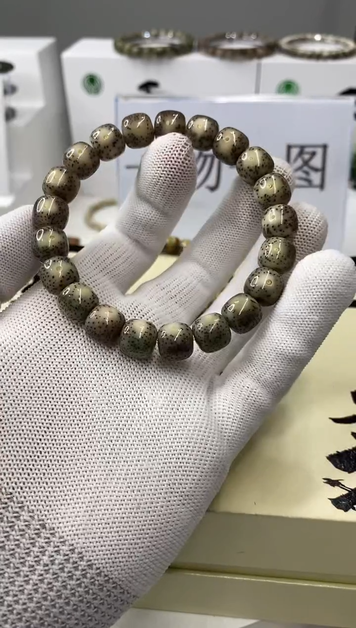 手串星月菩提一物一图-W67-342
