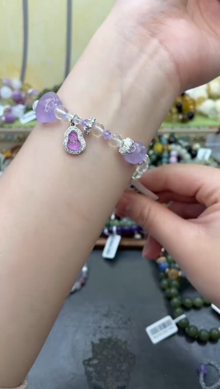 未镶嵌手链紫晶413