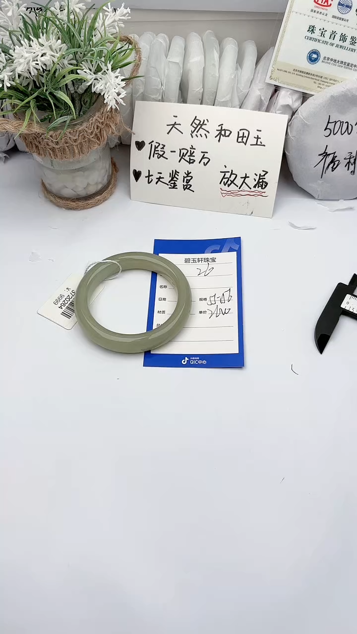 【闪购商品】和田玉未镶嵌手镯碧玉轩26