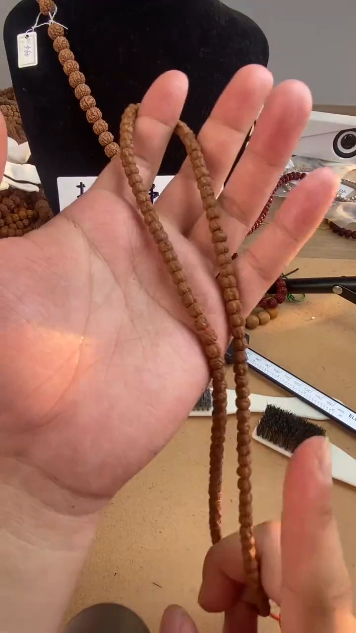 【闪购商品】猴头核桃手串585佛手小金豆+钢丝刷