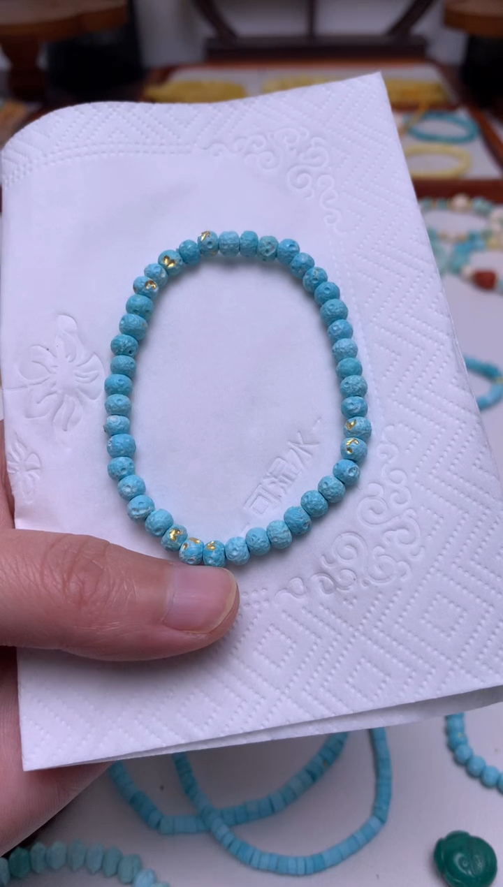 未镶嵌绿松石手链闪购10