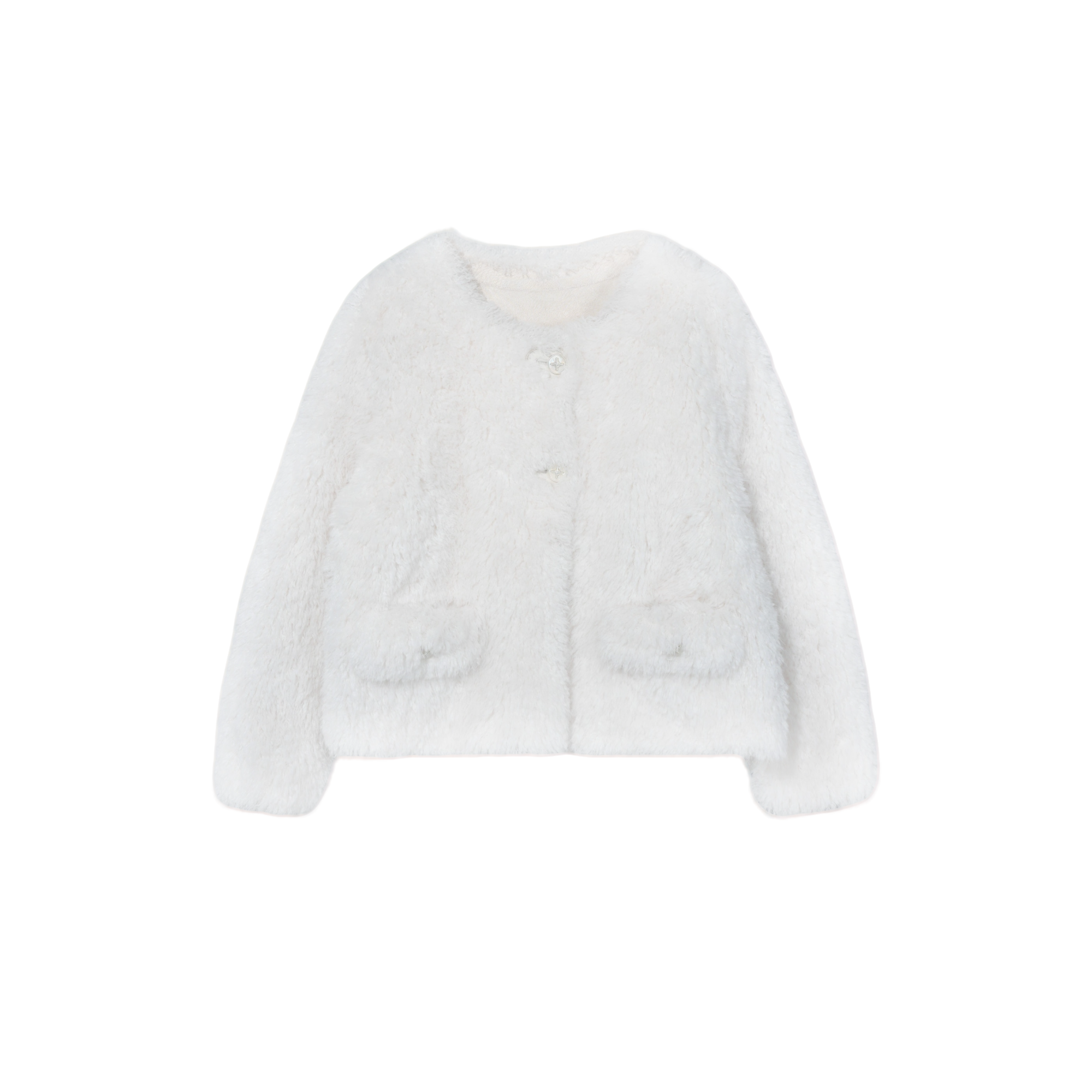 【小依专享】R5510001A舒适厚实颗粒绒可爱短款外套-0001秋冬气质