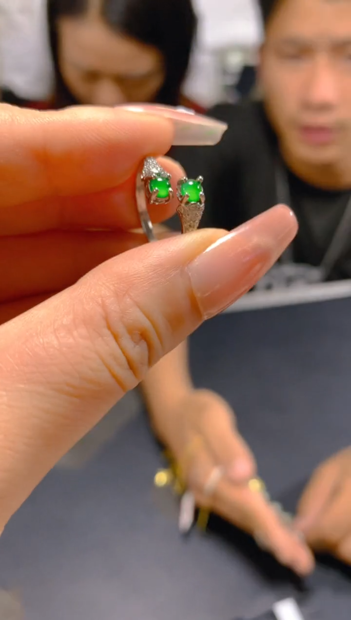 翡翠戒指未镶嵌0666637743多样性发一