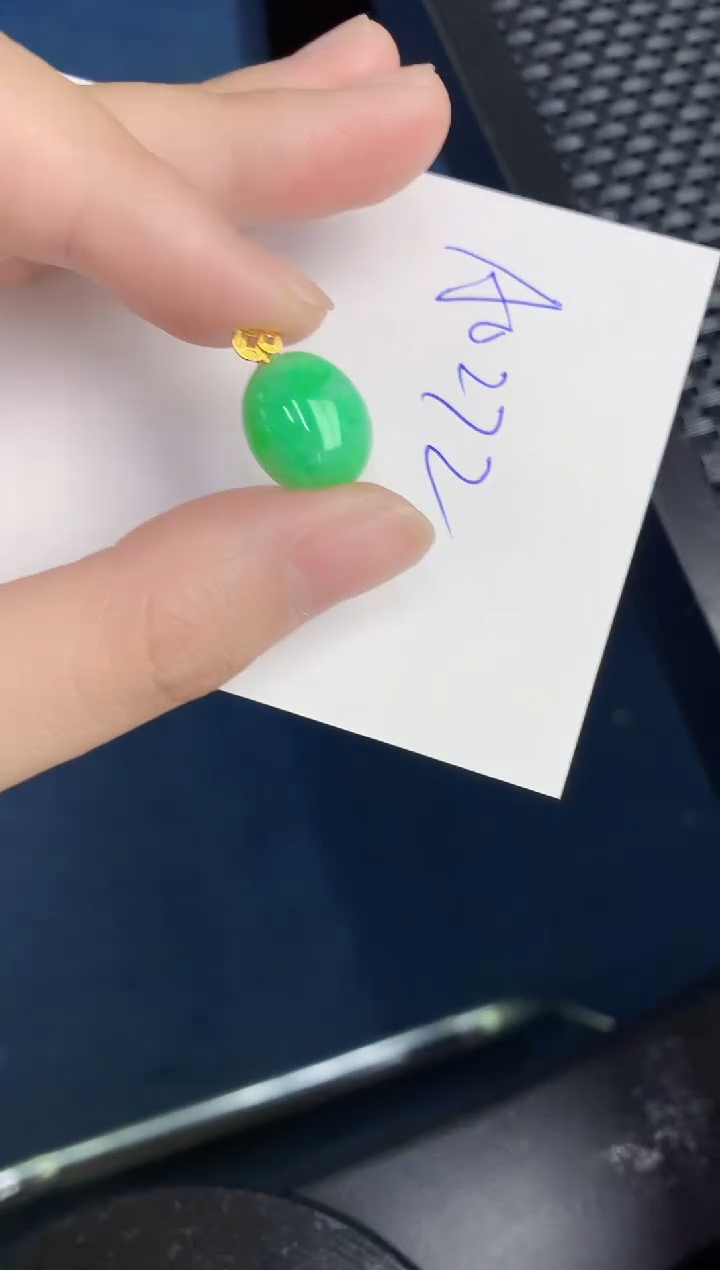 【闪购商品】翡翠颈饰18K金镶嵌000000000