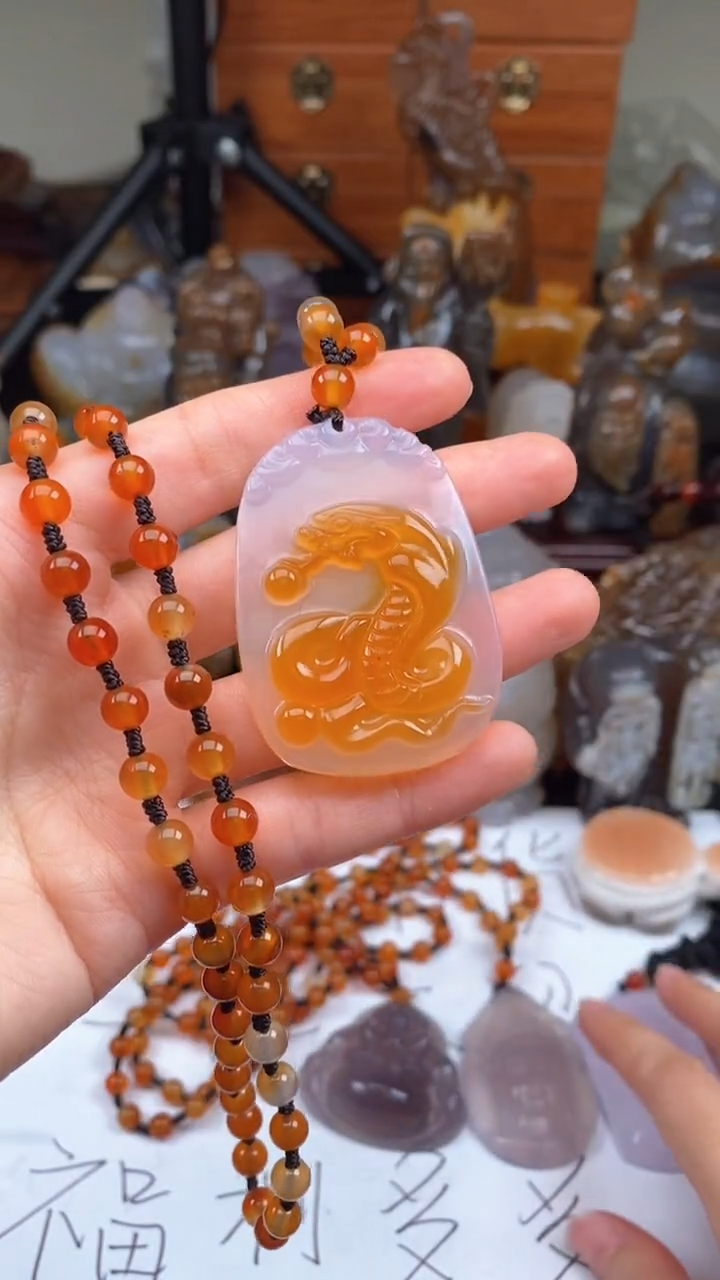 【闪购商品】玛瑙/玉髓颈饰未镶嵌AA