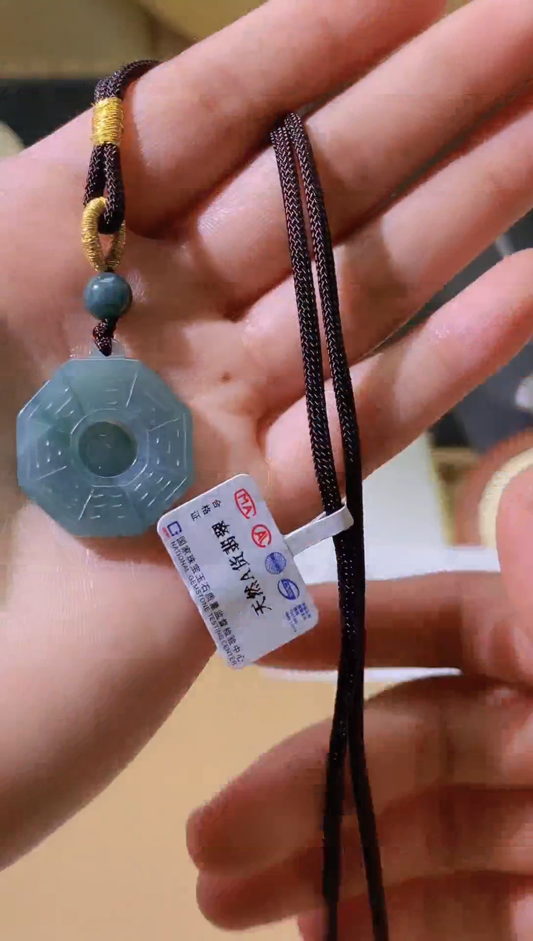 【闪购商品】翡翠颈饰未镶嵌天然A货翡翠吊坠01