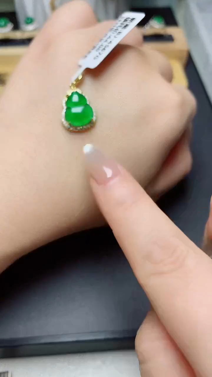 翡翠戒指银S925镶嵌天然翡翠A货s925银镶