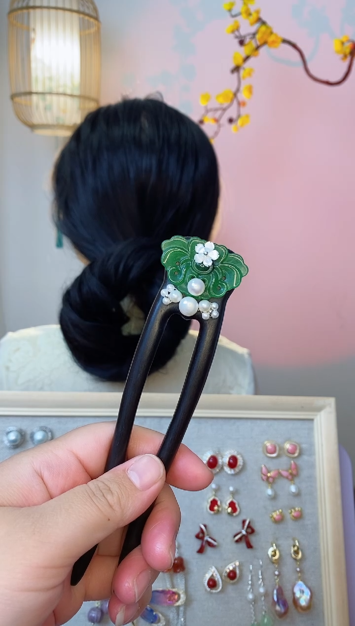 【闪购商品】东非黑黄檀（紫光檀）木雕绿色