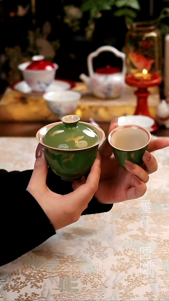 盖碗+茶杯            