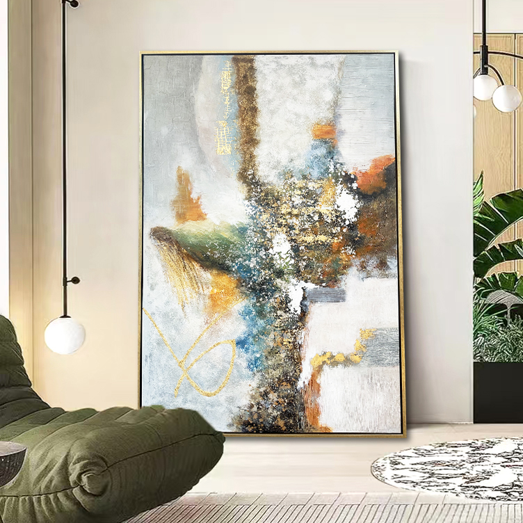 遇听《凤凰涅槃》意式轻奢纯手绘油画【不包安装】【所有尺寸都属定制】