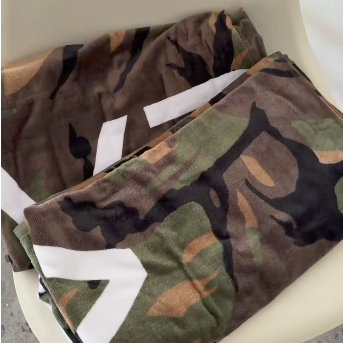 清迷彩浴巾沙滩巾80X160CM NO.退NO.换