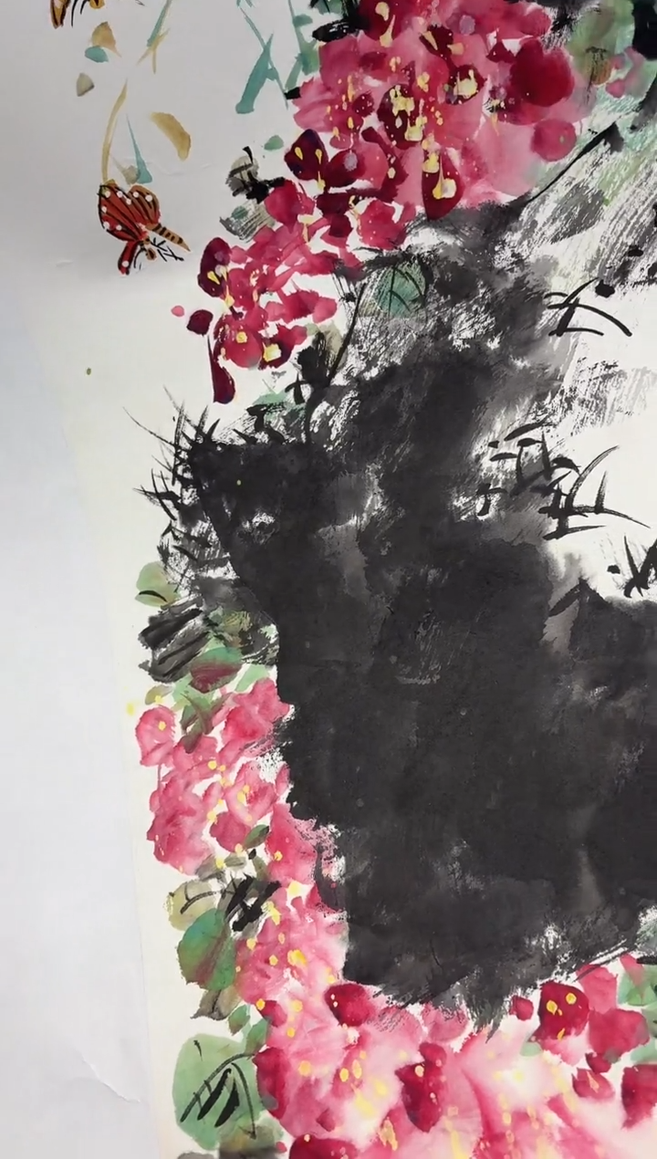 【闪购商品】国画国画孙桂国老师字画带亲笔合影证书5-3