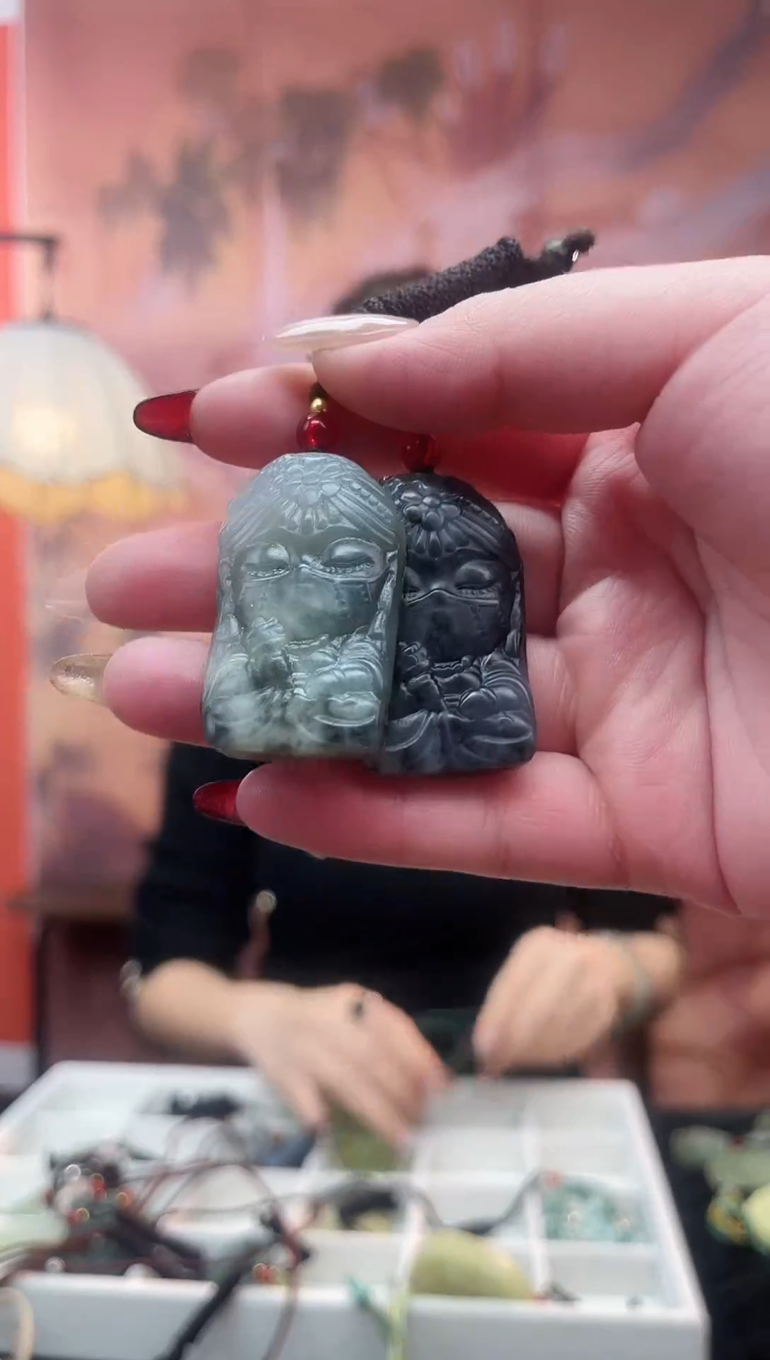 未镶嵌岫玉颈饰·多样性发货其中发一