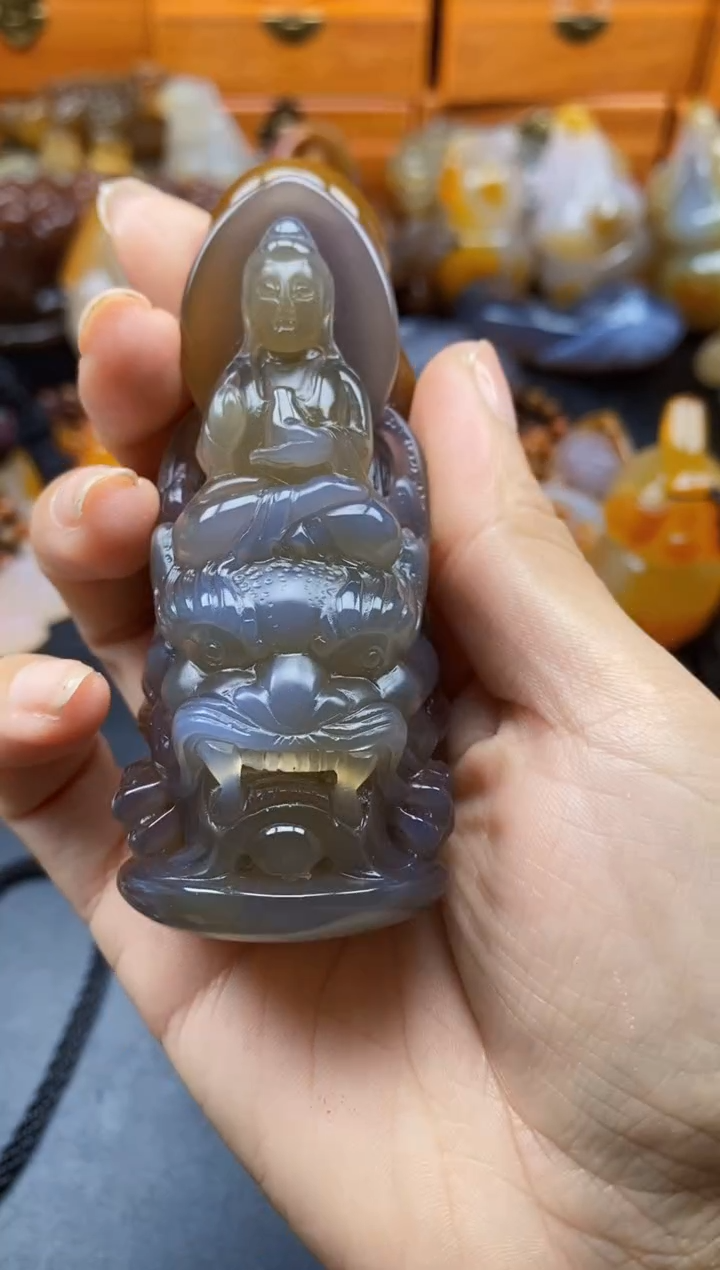 未镶嵌1玛瑙/玉髓海**高ll