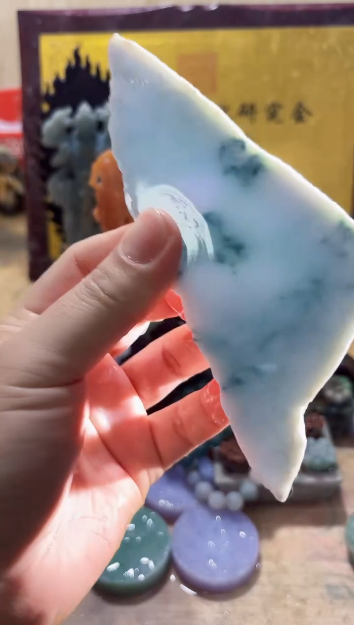 未镶嵌挂件翡翠A货常星7835