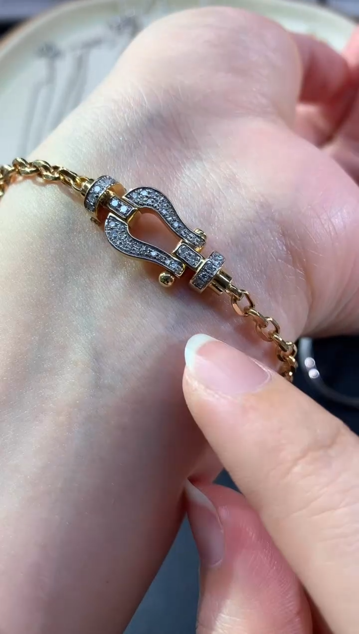 手链18K金镶嵌钻石A220多样性发一件|6980
