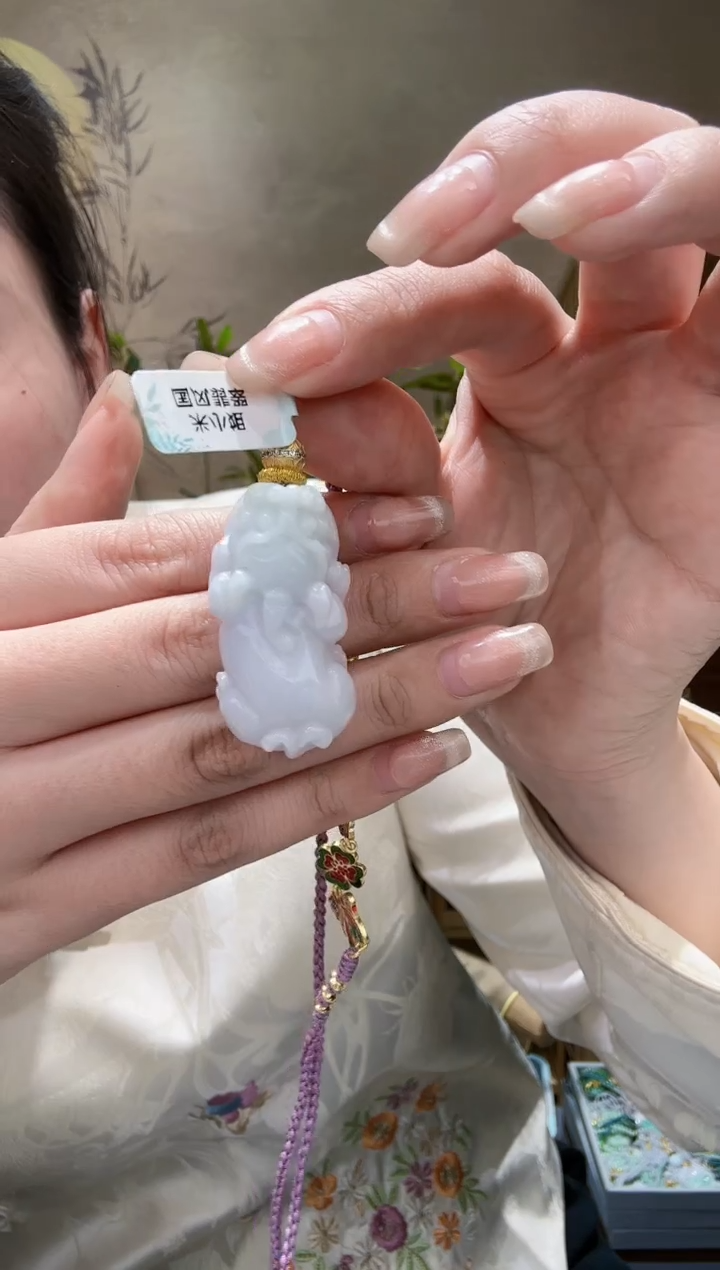 【闪购商品】翡翠耳饰未镶嵌吊坠