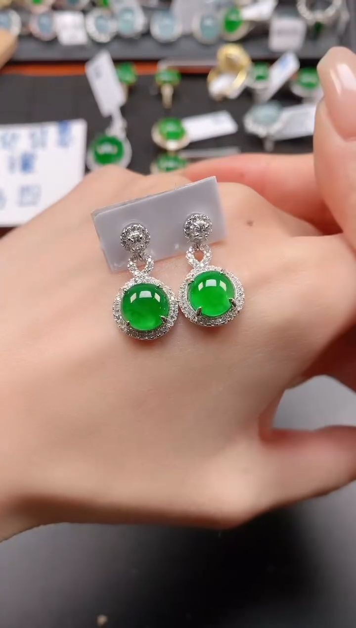 银S925镶嵌戒指翡翠1111