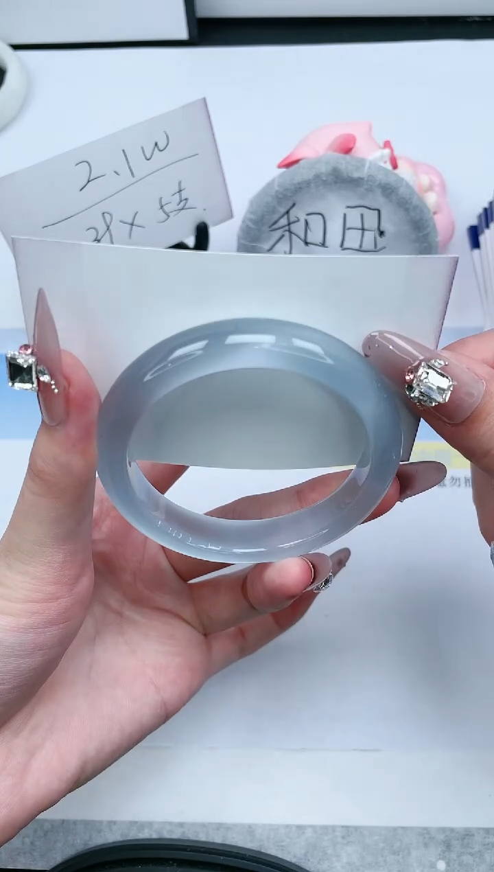 石英质玉未镶嵌手镯378-54