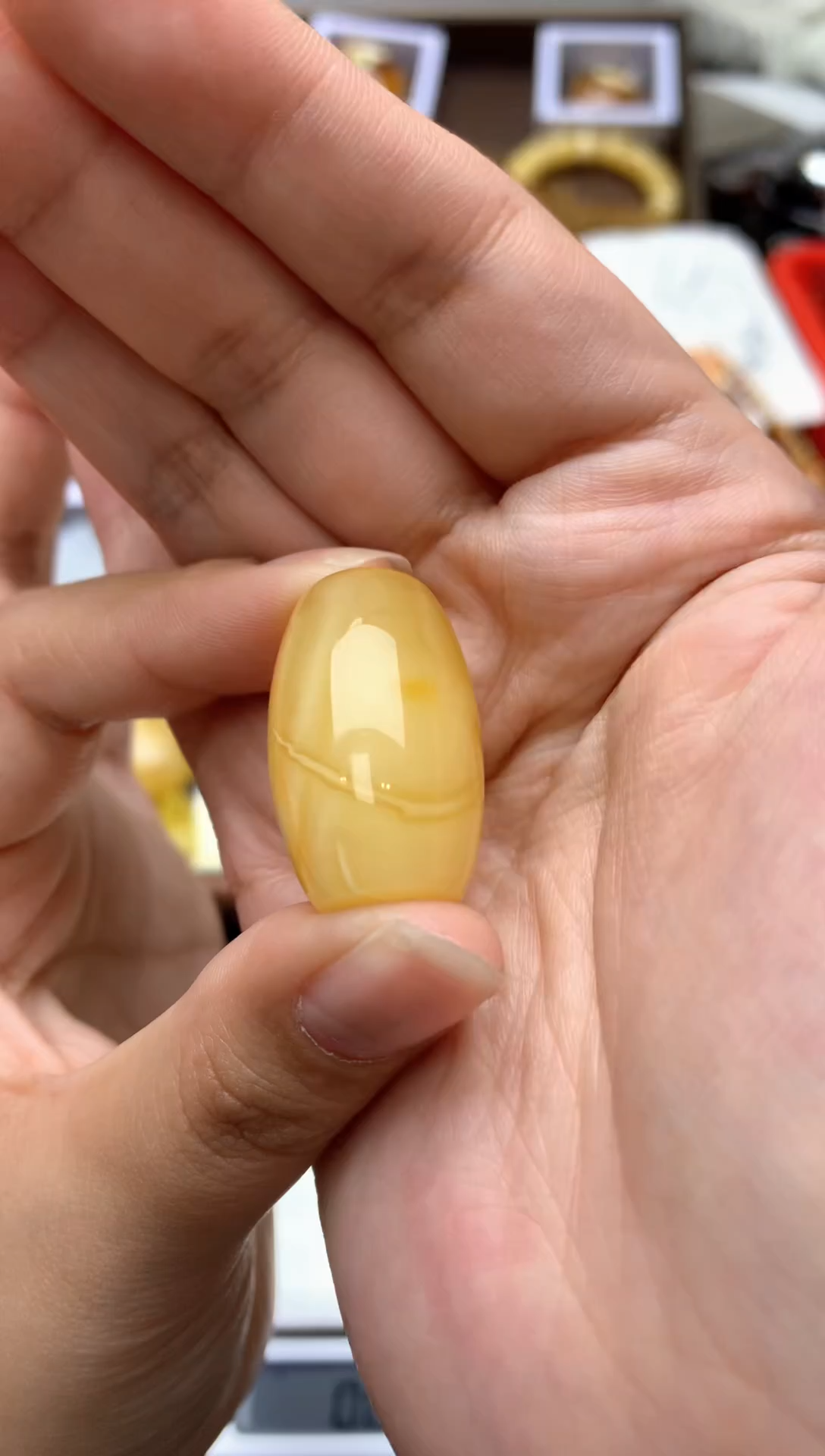 【闪购商品】琥珀珠宝奇石未镶嵌086琥珀蜜蜡 花粉