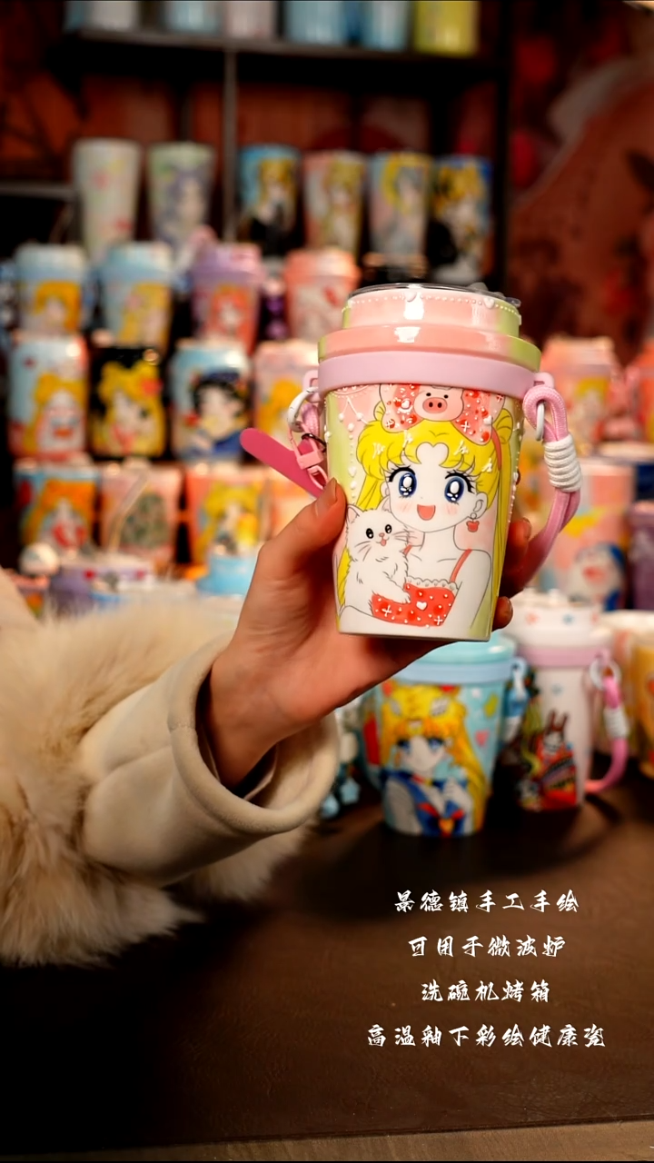 景德镇手工手绘杯杯