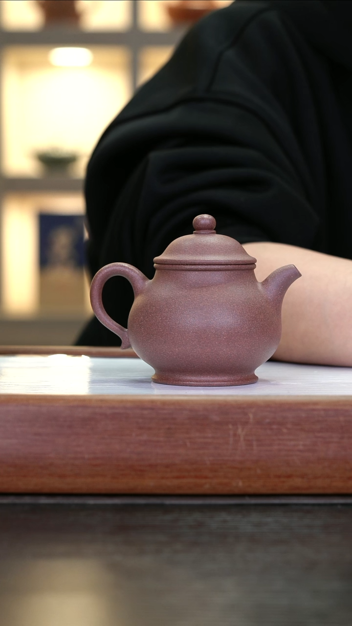 茶壶紫砂XL   全砂底槽清   高潘壶   170cc