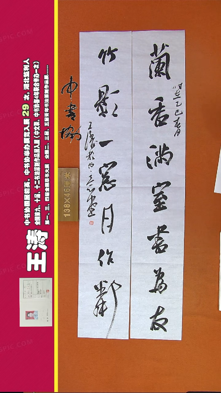 【闪购商品】书法376C王涛书法作品