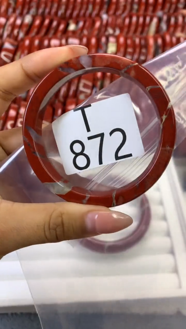 【闪购商品】碧石红碧石手镯未镶嵌872-55