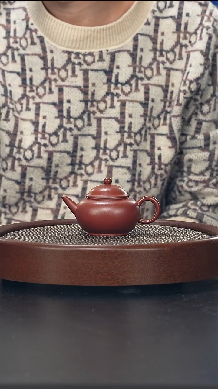 茶壶紫砂水平朱泥-完美品