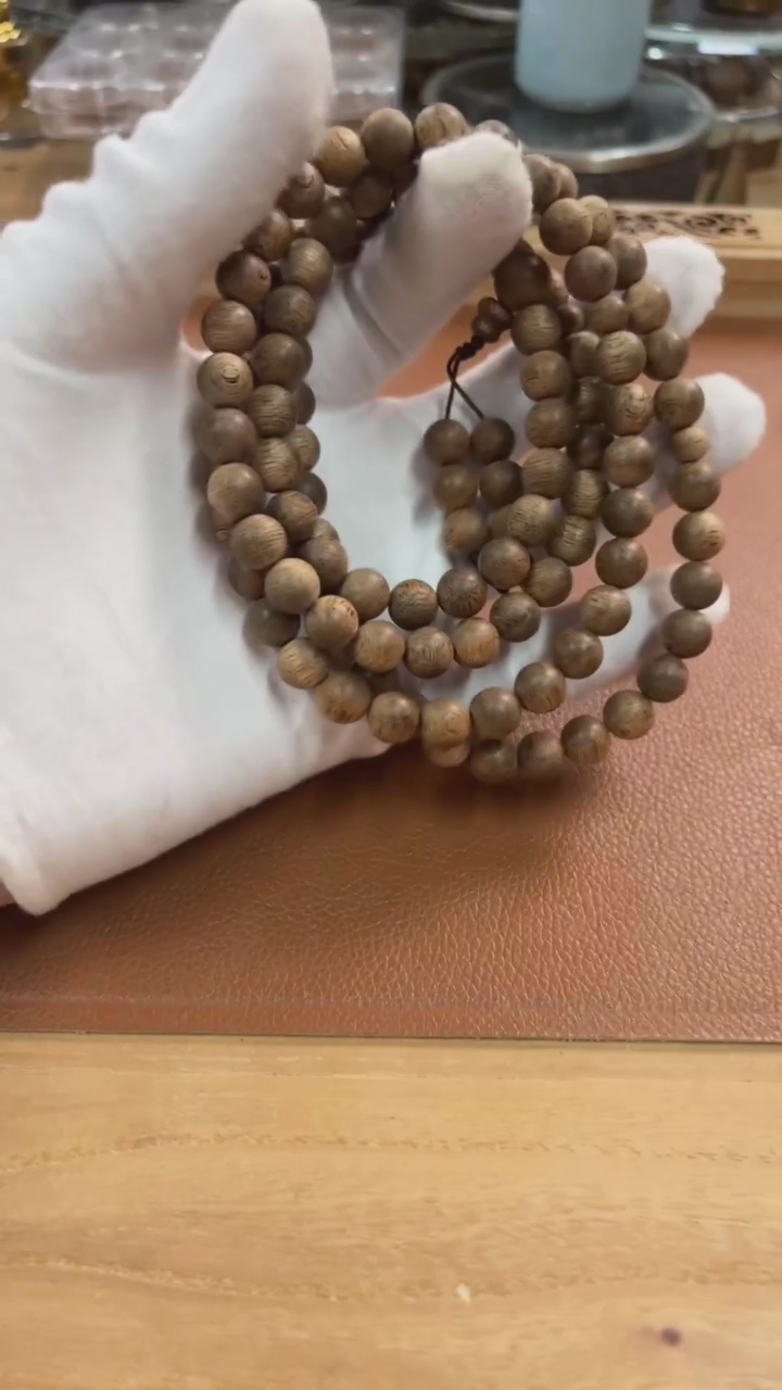 【闪购商品】沉香手串柬埔寨菩萨棋9mm念珠04026031