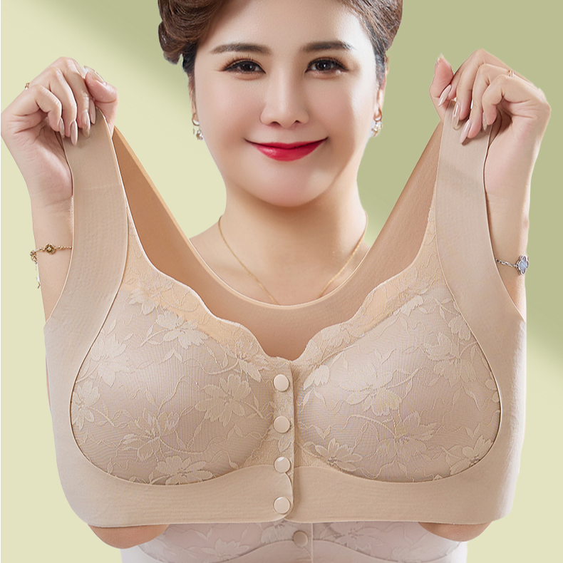 便携前开扣中老年妈妈Bra029*