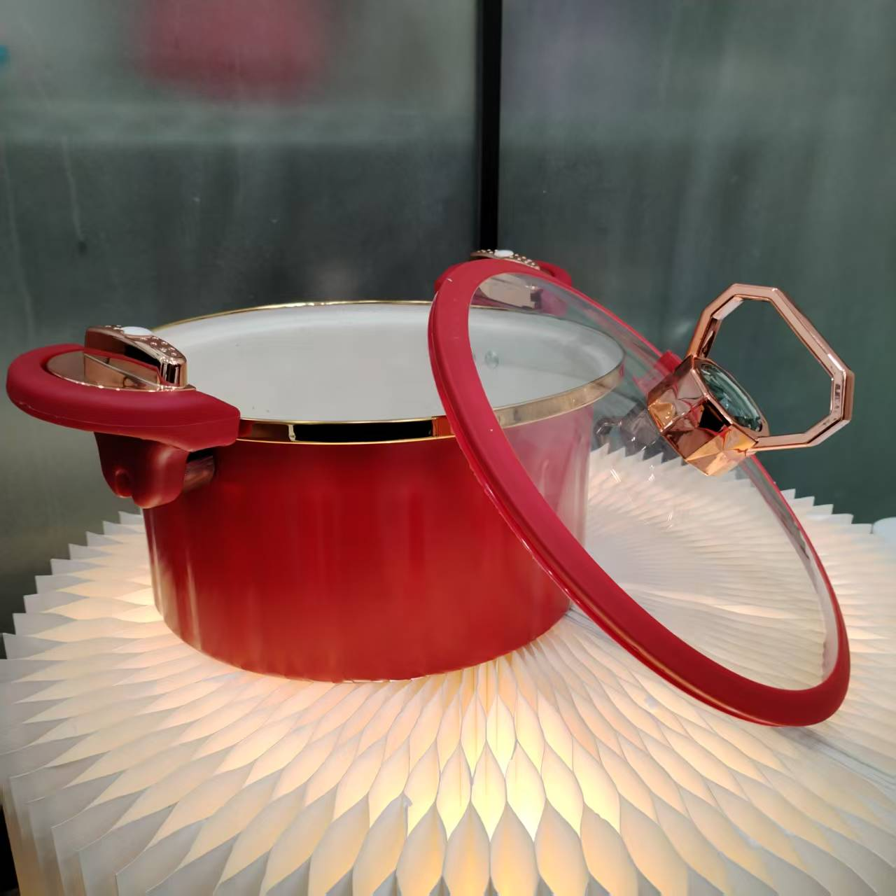 双耳微压锅 炖锅 家用 LS