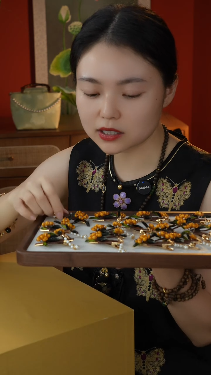 织绣纯手工非遗国风饰品