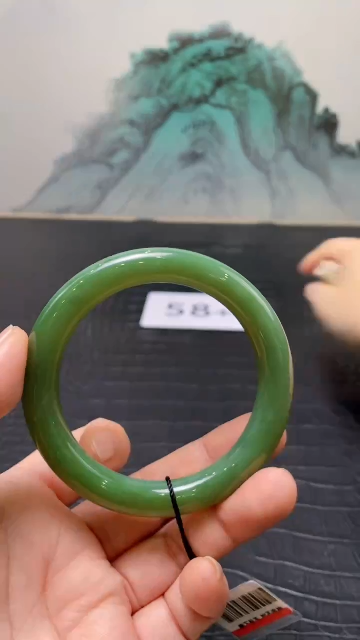 未镶嵌手镯和田玉（碧玉）大*呗58+