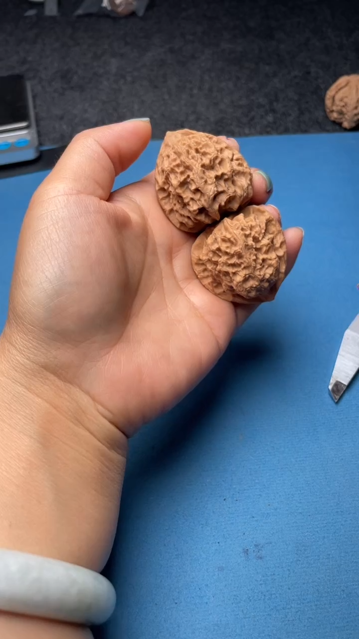 文玩核桃把件w153梨木台38尺