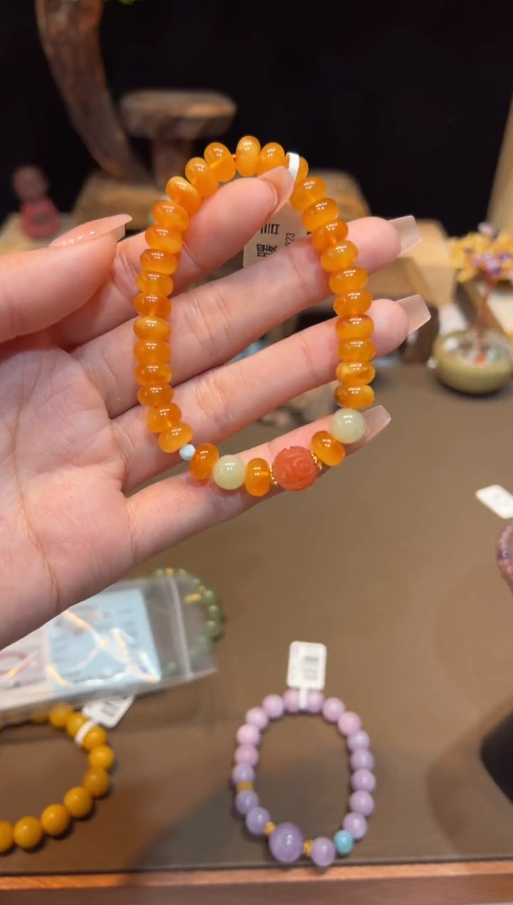 【闪购商品】琥珀手饰未镶嵌手饰@@E5823