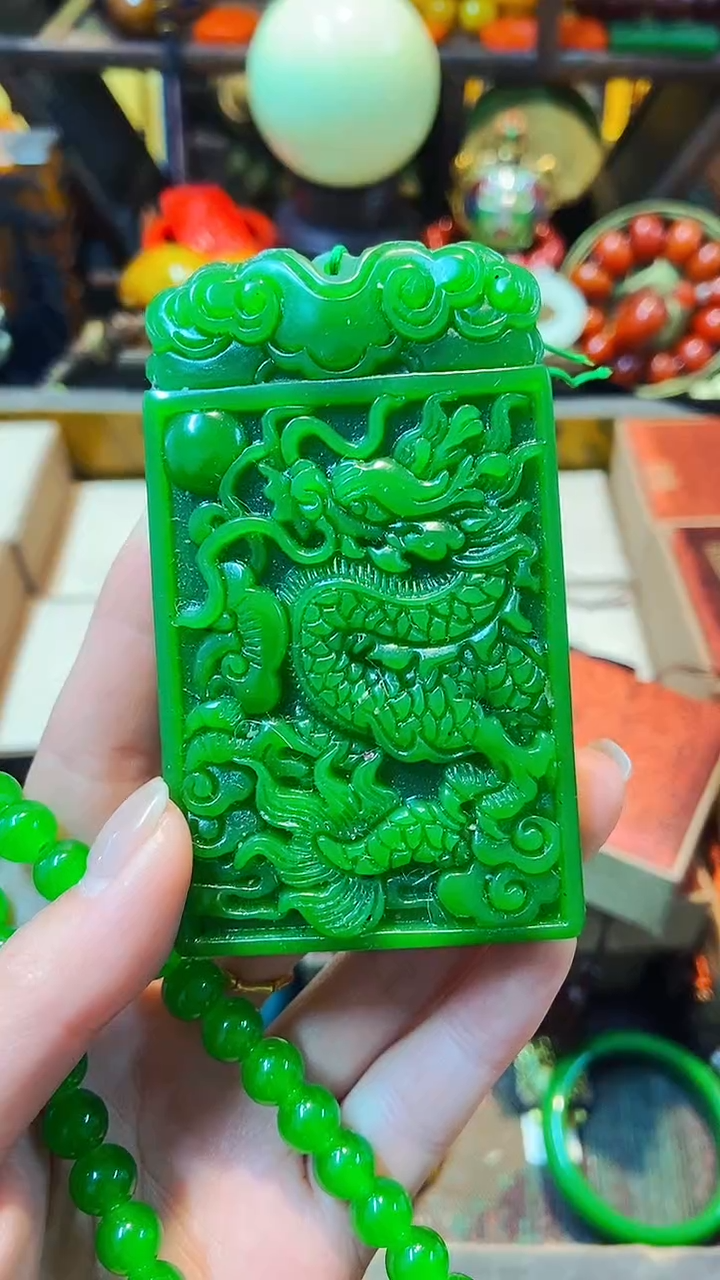 【闪购商品】和田玉（碧玉）颈饰未镶嵌主播推荐主播推荐