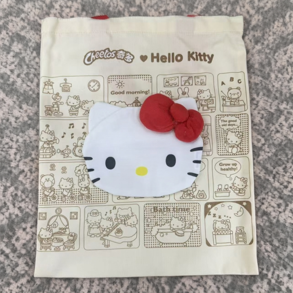 三丽鸥正版凯蒂猫帆布袋