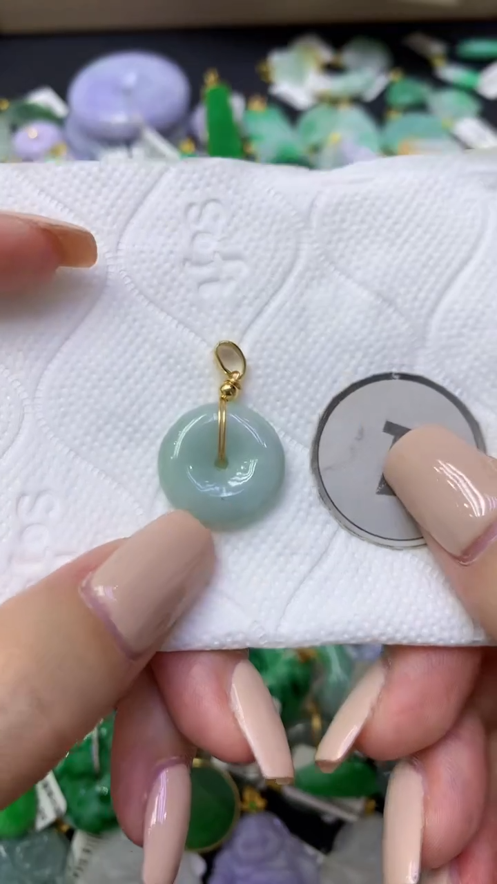 颈饰未镶嵌翡翠天然缅甸翡翠A货