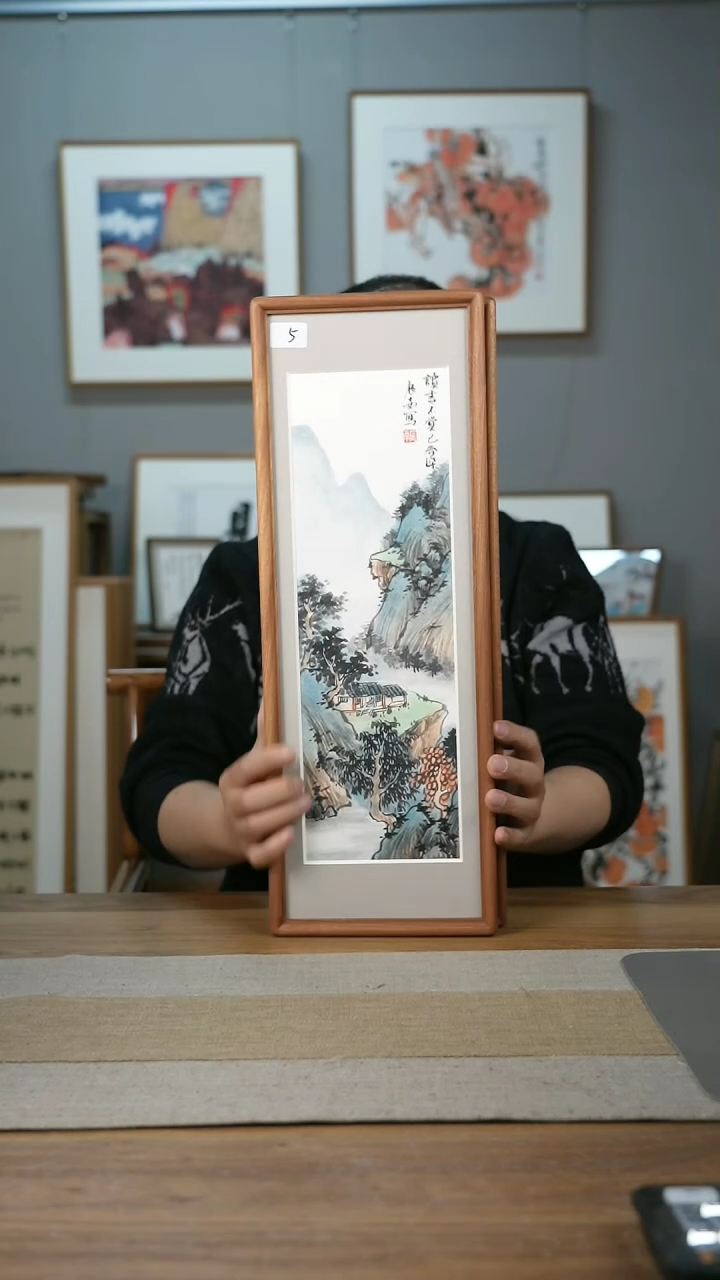 【闪购商品】书法辰南实木带框作品/每款2-4张/细微不同