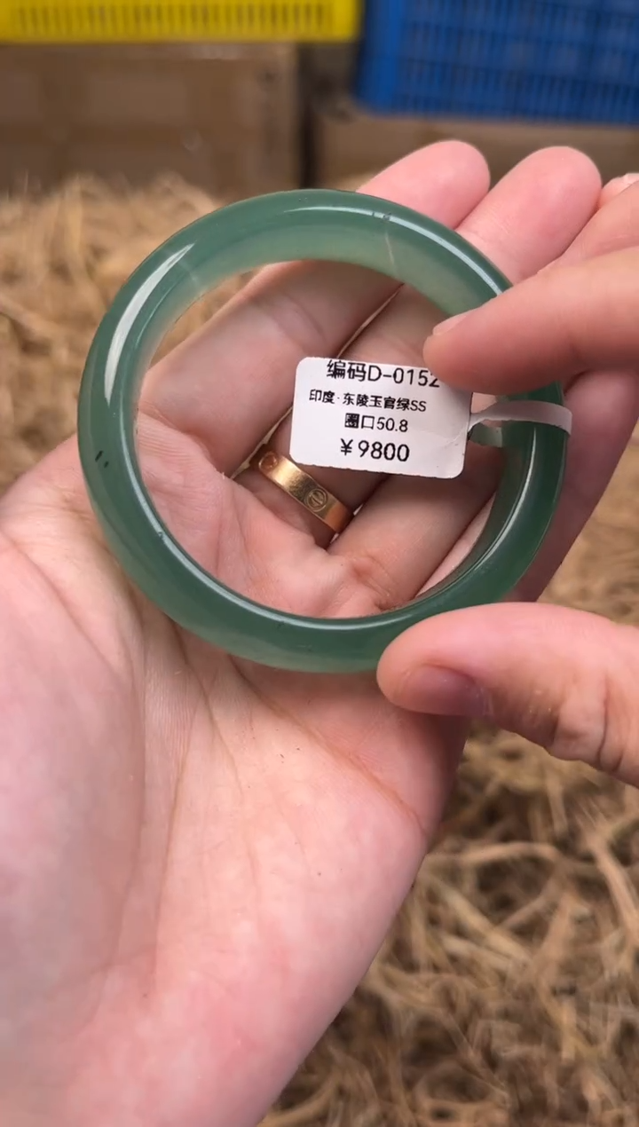 未镶嵌手镯石英质玉编码D0152