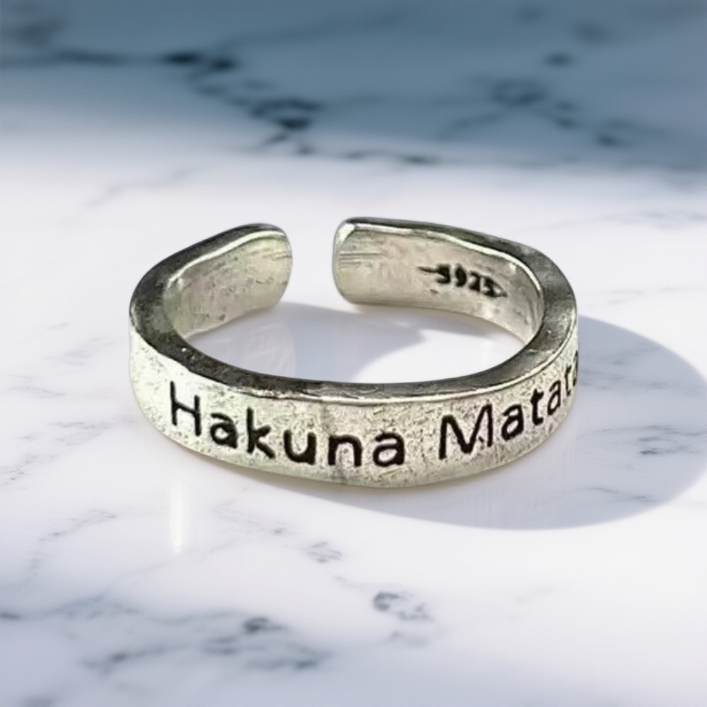 合金戒指 情侣开口指环男女佩寓意无拘无束心想事成小众戒指