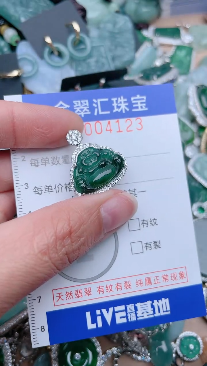 【闪购商品】翡翠颈饰未镶嵌4123....