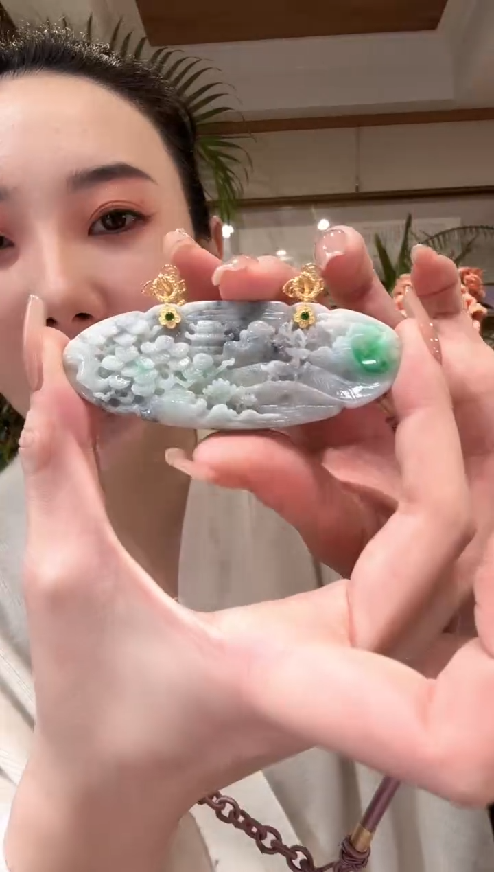 【闪购商品】翡翠颈饰未镶嵌国风