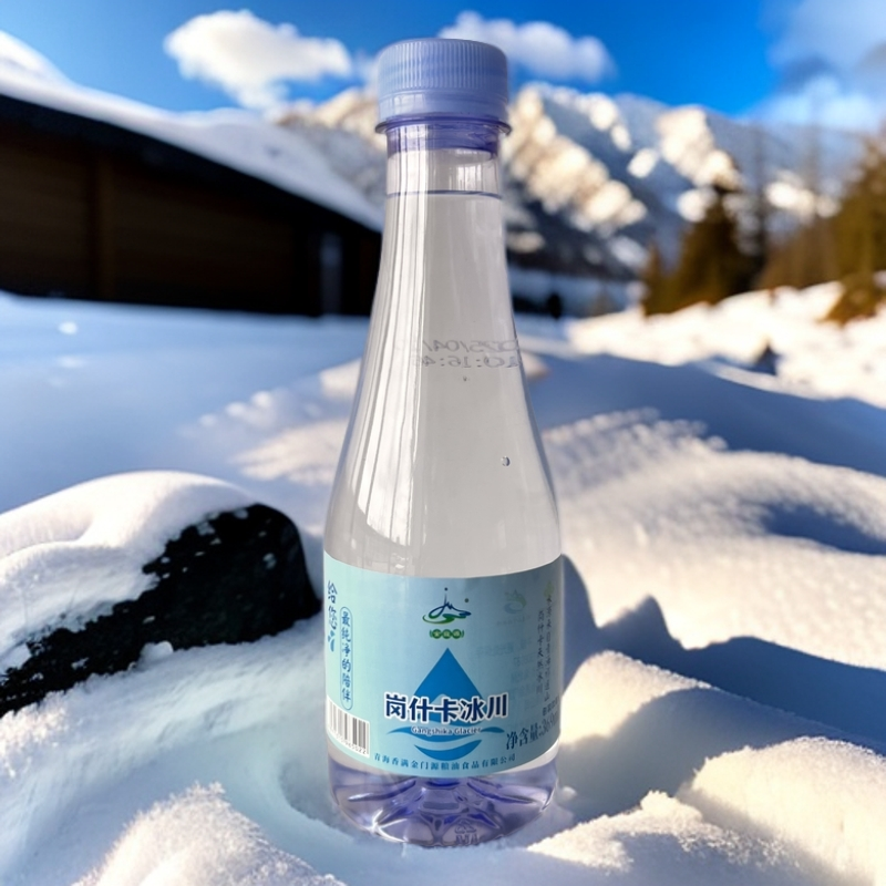 青海祁连山岗什卡天然冰川水矿泉水饮用水369mL/瓶
