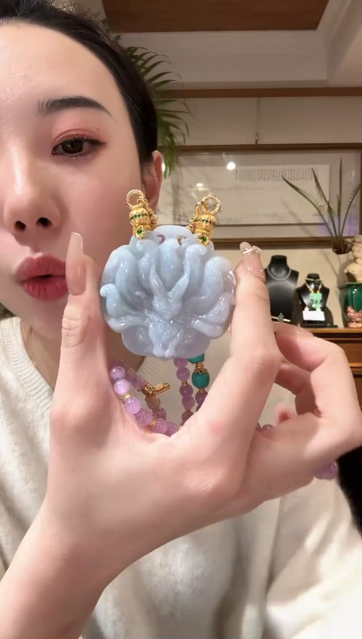 【闪购商品】翡翠颈饰未镶嵌国风
