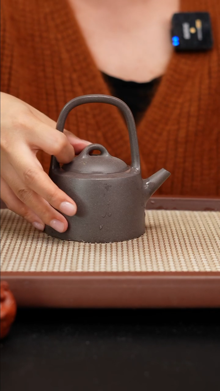 【闪购商品】紫砂茶壶天青提梁壶200