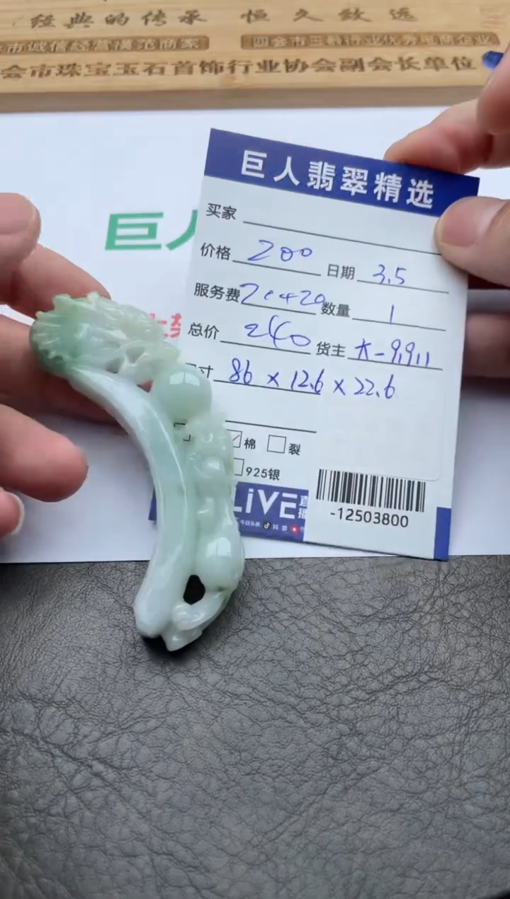 【闪购商品】翡翠颈饰未镶嵌多人-12503800